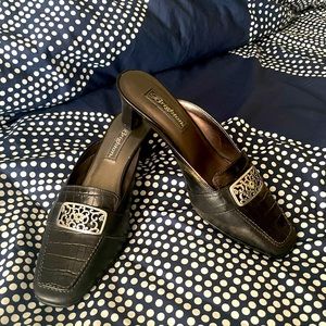 Brighton Heeled Mules